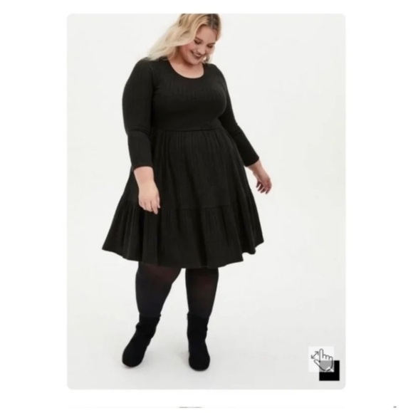 torrid Dresses & Skirts - TORRID Olive Sweater Dress